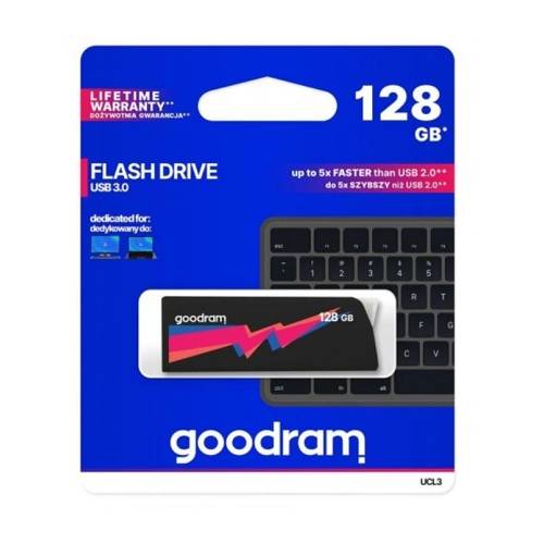Pendrive GOODRAM 128GB UCL3 czarny [USB 3.0]